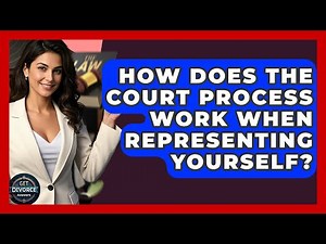 How Does The Court Process Work When Representing Yourself? - Get Divorce Answers