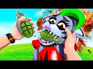 Feeding GRENADES to FNAF Animatronics! in Bonelab VR