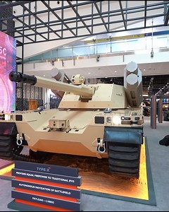 17K views · 194 reactions | The Type-X Robotic Combat Vehicles are intended to support mechanized units. The Type-X considerably raises troop survivability and lowers lethality risks by increasing standoff distance from enemy units. The Type-X is designed to be easily upgradeable and with low maintenance costs in mind. | Defense Media | Facebook