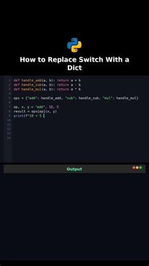 How to Replace Switch With a Dict #switch
