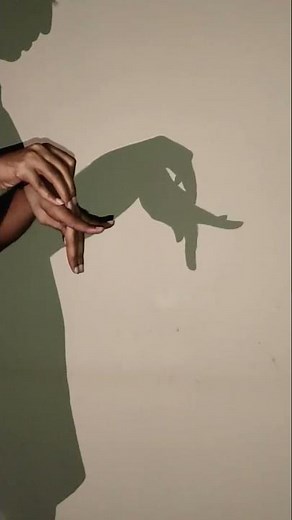 Elephant puppet hand shadow tricks #drawing #handpuppet #animals