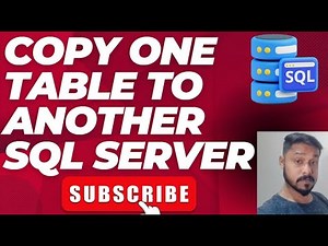 How to copy one table to another in SQL Server