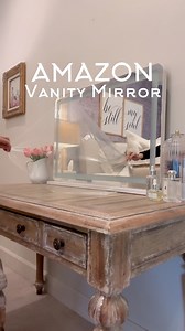 https://urlgeni.us/amazon/vanitymirrorvideo This light up vanity mirror is awesome! Touch on, 3 colors, dimmable, USB charging port. Beautiful, elegant addition to any bathroom or bedroom. Sturdy stand and also can be easily wall mounted. 5 size options. Comes in white or black. Mine is 32” x 22”. Enjoy! XO ~ Julie #amazonhome #amazonfavorites #homesolutions #amazonfinds #founditonamazon #amazonmusthaves | The Design Twins