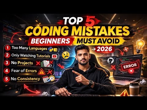 Top 5 Coding Mistakes Beginners Must Avoid (2026)