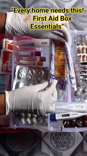 ”“First Aid Box essentials for home, school & workplace" #laboratory #Firstaidbox