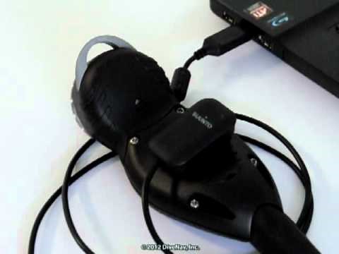 Suunto Cobra dive computer - Logging a dive