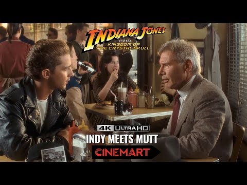 INDIANA JONES AND THE KINGDOM OF CRYSTAL SKULL (2008) | Indy and Mutt Meet | Diner Scene 4K UHD