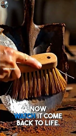 Extreme Rust Transformation–Watch This Garden Spade Go From Rusted to Shiny!#satisfying #rustremoval