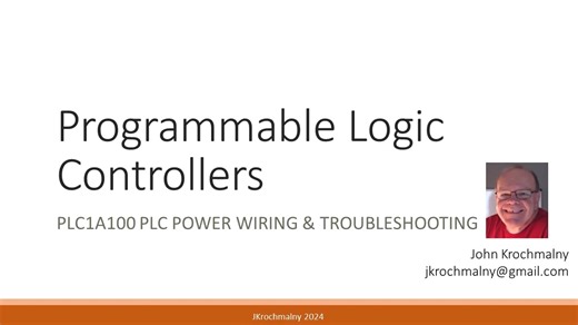 PLC1A100 PLC POWER WIRING & TROUBLESHOOTING Video