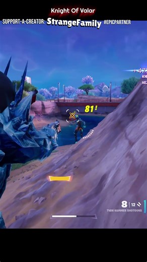 Victory Royale as Exalted Ice King | #Fortnite Gameplay #Shorts