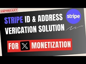Stripe Account ID & Address Verification Solution | How to Create Stripe Account for X in Pakistan