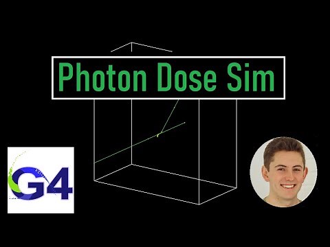 "Photon Dose Sim" Geant4 application demo and code walk-through