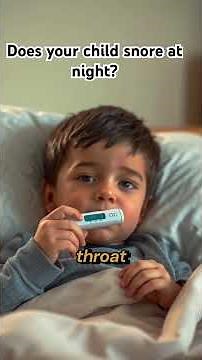 Does your child snore at night? #parentingadvice #baby #snoring #sleep