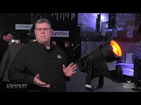 Ovation Rêve F-3IP Motorized Fresnel Throws Soft Controllable Washes @LDI2023 | CHAUVET Professional