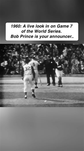 1960: A live look in on Game 7 of the World Series. Bob Prince is your announcer… | MLB Throwbacks