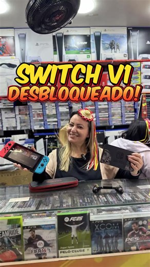 O arraiá de ofertas na Mar Games continua com tudo! 🎉 Nintendo Switch V1 desbloqueado te esperando com precinho especial! \\#MarGames #NintendoSwitch #ArraiaDeOfertas #Desbloqueado #SantaIfigenia