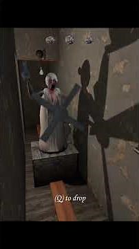The Unexpected Attic Trap Fan Drill in Granny House #shorts #granny #gaming