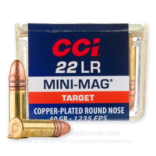 22 LR Ammo For Sale - 40 gr CPRN - CCI Mini Mag Ammunition In Stock - 5000 Rounds
