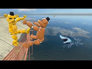 Garry's Mod not ordinary ragdolls [Freddy VS Golden Freddy]