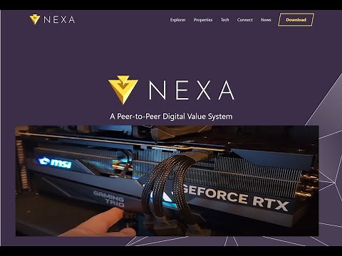 NEXA How to mine NEXA on Windows and the overclock settings for an RTX 4090