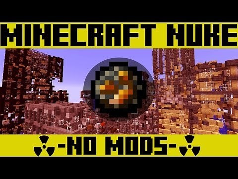 How to Make a Nuke in Vanilla Minecraft! NO MODS REQUIRED (1.7.2)