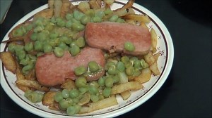 How to make Spam, Chips & Peas with me, Kays Good Cooking | Kays Good Cooking
