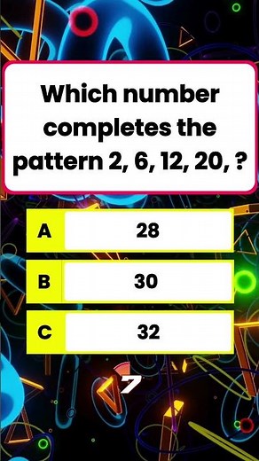 Only 1% Know 🤯 Which Number Completes the Pattern? 🔢 Tricky Math Puzzle Quiz #MathPuzzle #GKQuiz