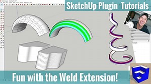 Fun with the Weld Extension in SketchUp - SketchUp Extension Tutorials - The SketchUp Essentials