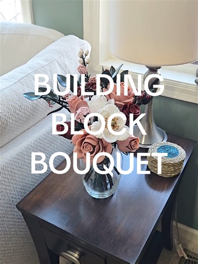 Sturdy and Beautiful Building Block Bouquet Ideas