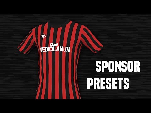 Sponsor Presets: PES 2020 Kit Creator