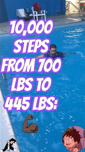10,000 STEPS FROM 700 LBS TO 445 LBS: