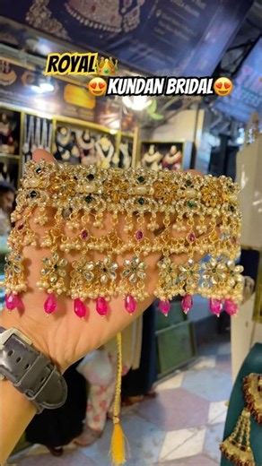✨ Royal Golden Kundan Bridal Heavy Choker Set 👑