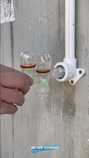 🚰🔧 Wall-Mounted Pipe Outlet Fitting