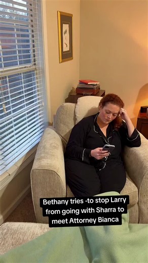 Bethany Tries to Stop Larry Going with Sharra to Meet Attorney Bianca