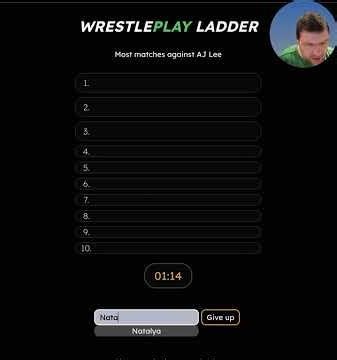 Wrestle Play Ladder Challenge - Bad Fail