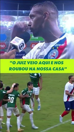 DAVID DUARTE CRITICIZES REFEREEING IN BAHIA'S DEFEAT TO PALMEIRAS | #shorts
