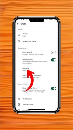 ✅ How To Change Font Size In WhatsApp (Text Size Kaise Change Kare)