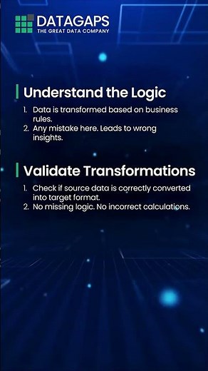 Data Transformation Testing in ETL Explained | #datagaps #etltesting #techshorts #datatransmission