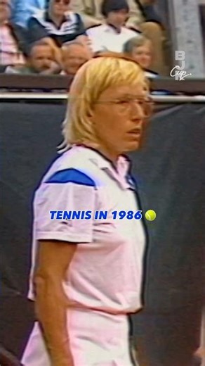 Tennis in 1986 👀 🎾