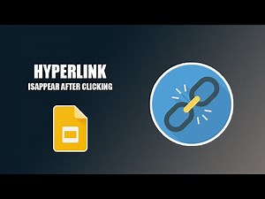 How to make a hyperlink disappear after clicking on it google slides