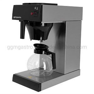 [Hot Item] Automatic Coffee Machine Fully Filter Electric Drip Catering Coffee Maker Glass Pot Multifunctional Drip Coffee