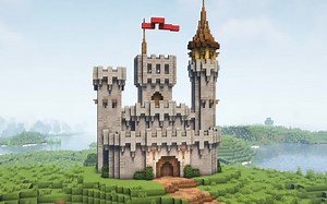 【Minecraft建筑教程】如何建造城堡