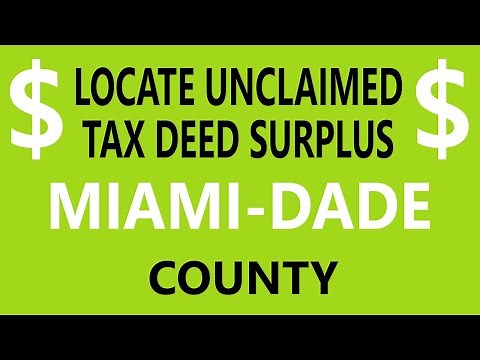 Locate Miami-Dade County Tax Deed Surplus Records - Florida Overbids