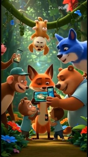 🐶😂 Funny Puppy Stuck on Tree | Trending Cartoon Comedy Short | 3D Animation