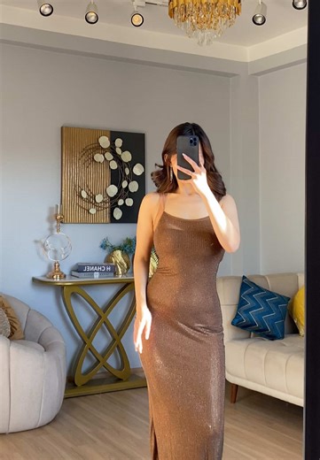 Stunning Brown Backless Dress from PJ'Z Collection