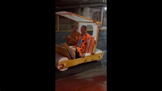 Flintstones Roll Up to Halloween Party