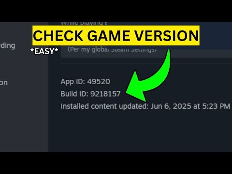 How To Check Game Version on Steam(EASY)