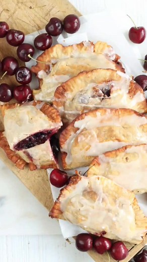 3.2K views · 106 reactions | Cherry hand pies are made with homemade cherry pie filling and pie crust. You can also use biscuit dough. We make them ahead of time and freeze them. Place them on half sheet pans lined with parchment paper, 3 rows, 5 hand pies in each row, slightly overlapped. #handpies #cherrypie #cherrypiefilling #bakingvideo #southernrecipes #castironcooking | A Farmgirl's Kitchen | Facebook