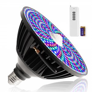 FOXLUX Pool Light for Inground Pool PAR56 120V 65W Led Pool Light RGB Color Changing Pool Light Bulb with Remote Control, E26/E27 Replacement for Pentair Hayward Fixture - Walmart.com