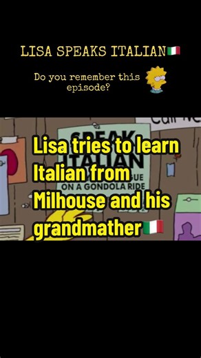 Milhouse Insegna Italiano a Lisa: Ricordi Iconici